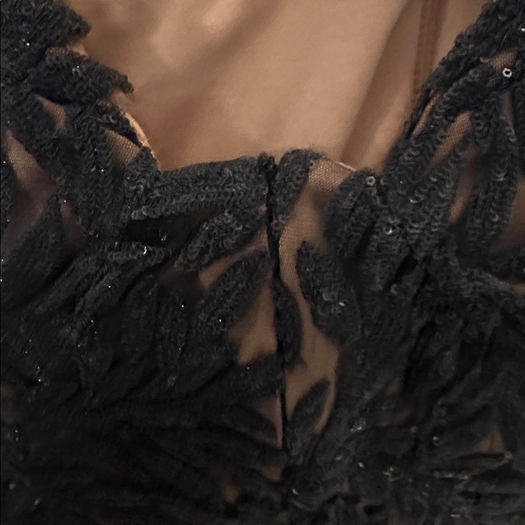 NADINE MERABI Stella Black Backless Lace Dress - Picture 8 of 15